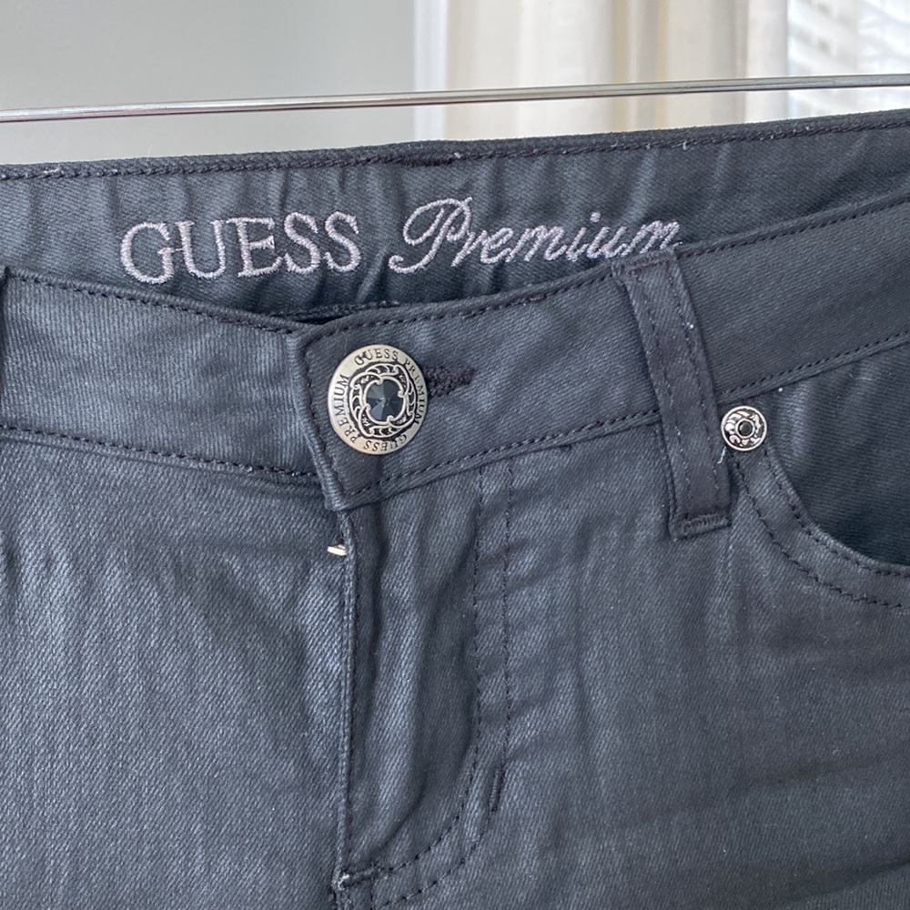 Womens Guess Premium stretch black pants - Picture 2 of 9